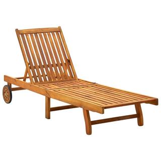 VidaXL Chaise longue bois d'acacia  