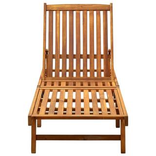 VidaXL Chaise longue bois d'acacia  