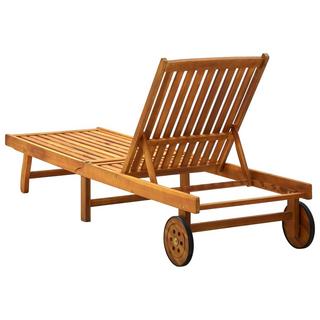 VidaXL Chaise longue bois d'acacia  