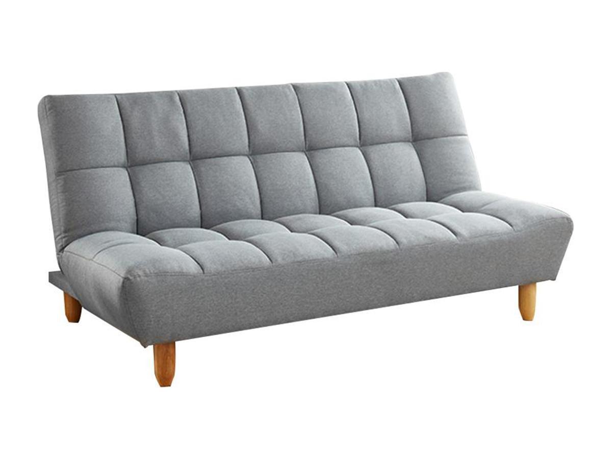 Vente-unique Schlafsofa Klappsofa 3Sitzer Stoff ESTEBAN  