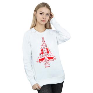 Disney Frozen Felpa Grafica Albero di Natale  