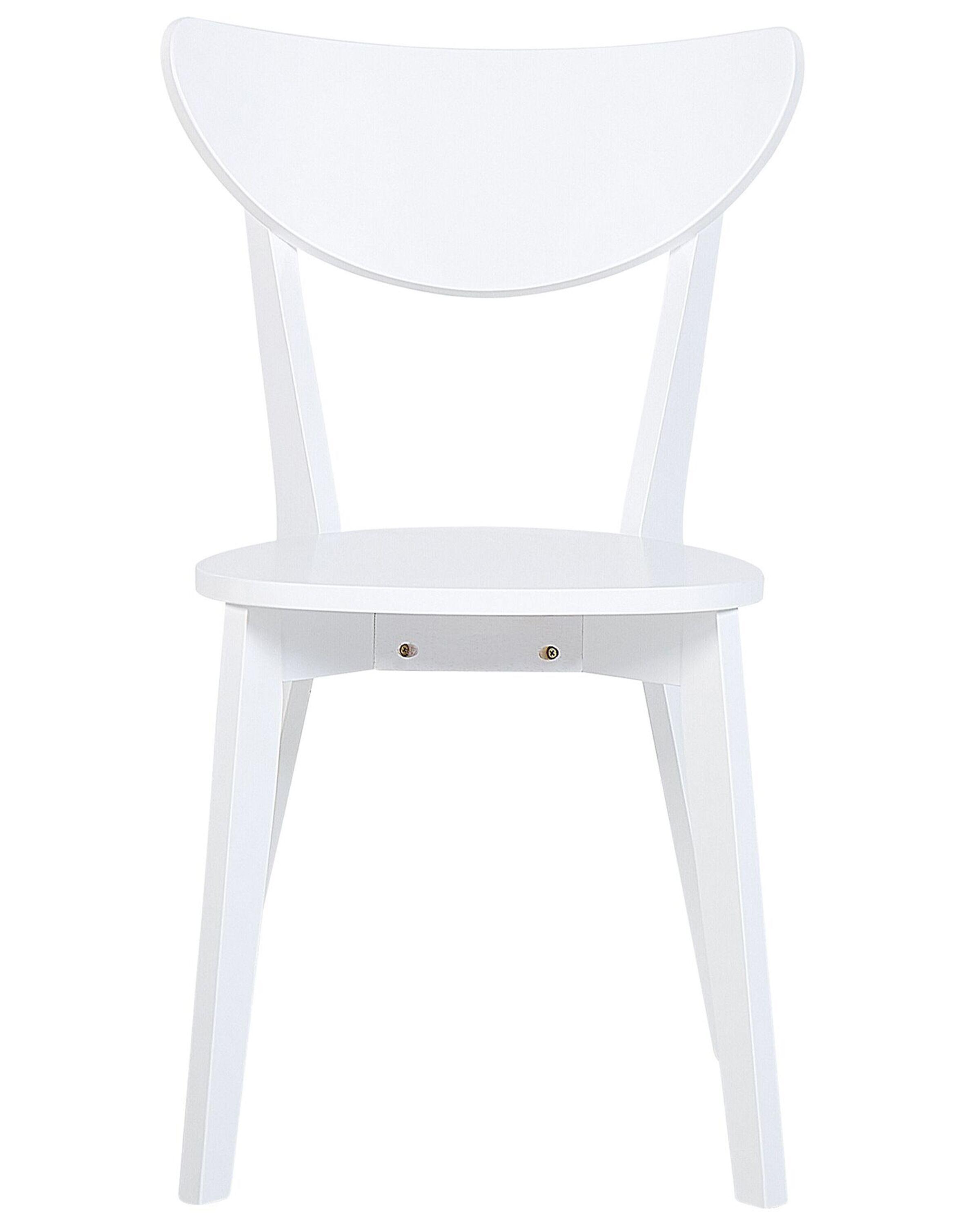 Beliani Lot de 2 chaises de salle à manger en MDF Scandinave ROXBY  