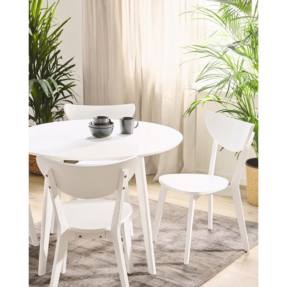 Beliani Set di 2 sedie da pranzo en Fibra a media densità (MDF) Scandinavo ROXBY  