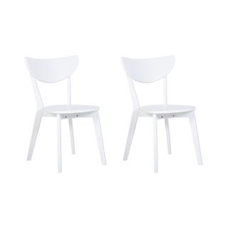 Beliani Lot de 2 chaises de salle à manger en MDF Scandinave ROXBY  