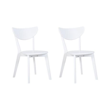 Beliani Lot de 2 chaises de salle à manger en MDF Scandinave ROXBY  
