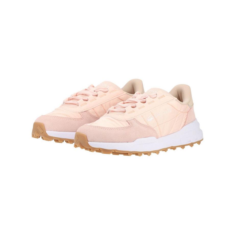LACOSTE Sneaker mit Veloursleder und Textil  