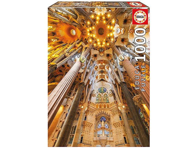 Educa  Puzzle Sagrada Familia Kirchendecke (1000Teile) 