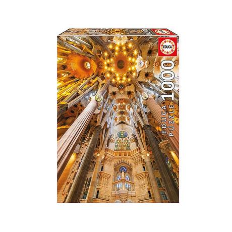 Educa  Puzzle Sagrada Familia Kirchendecke (1000Teile) 