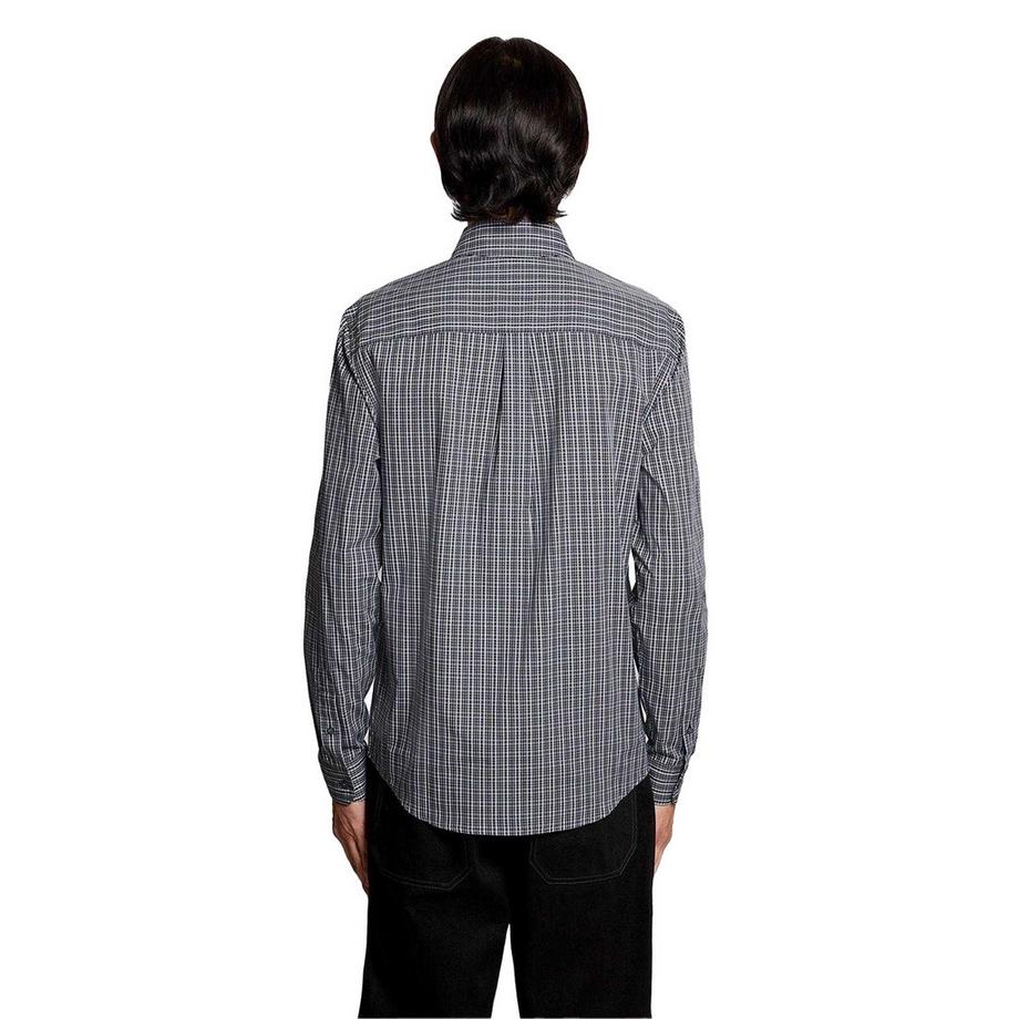 LYLE & SCOTT Camicia a Maniche Lunghe a Micro Quadretti  