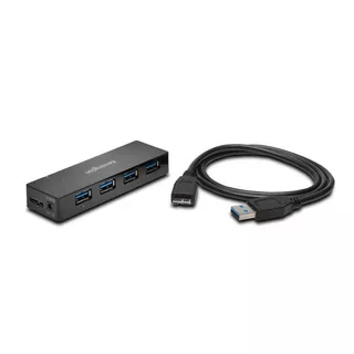 Kensington  UH4000C 4 Port Hub, USB 3.0 mit Ladefunktion 