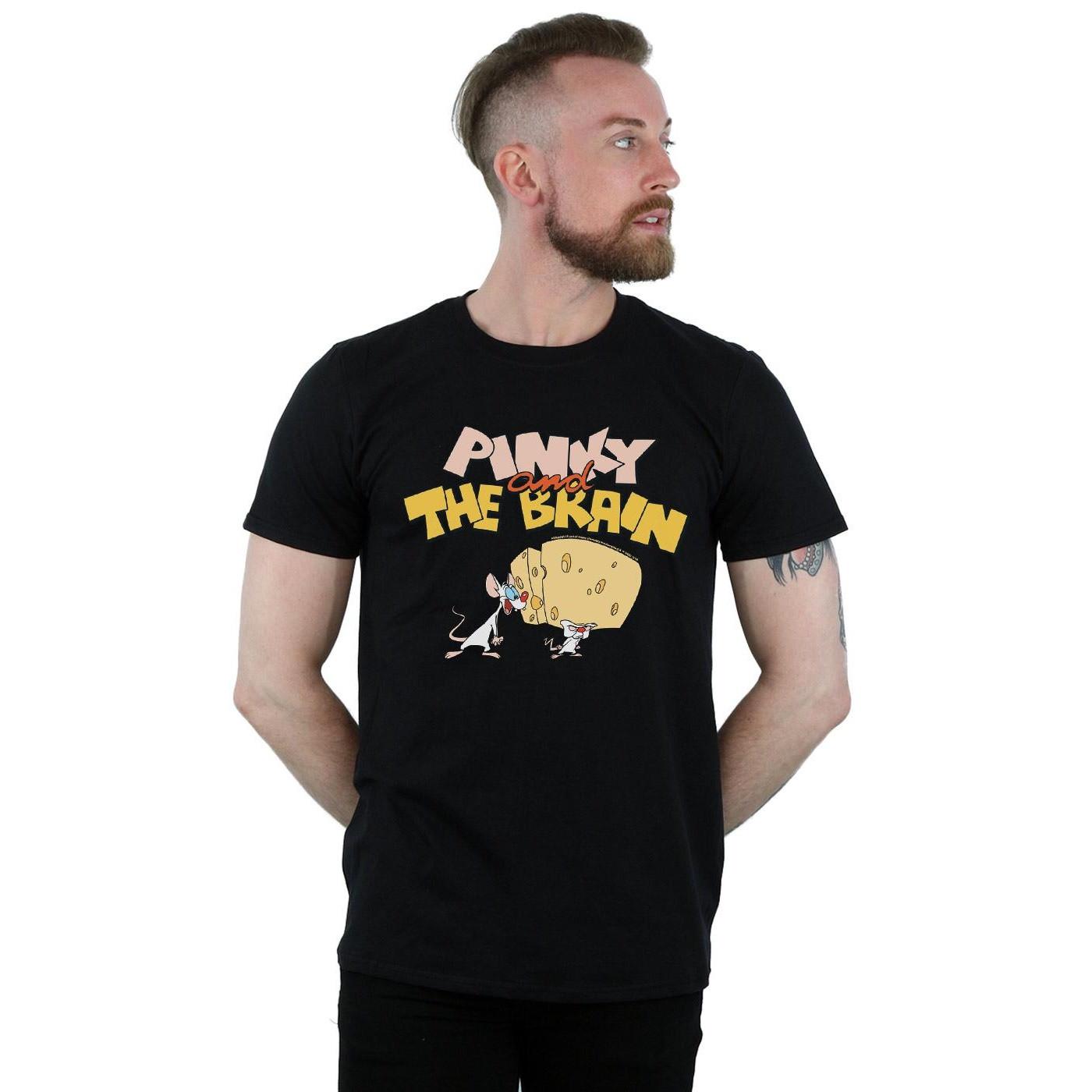 Animaniacs Pinky and The Brain T-Shirt Stampata  