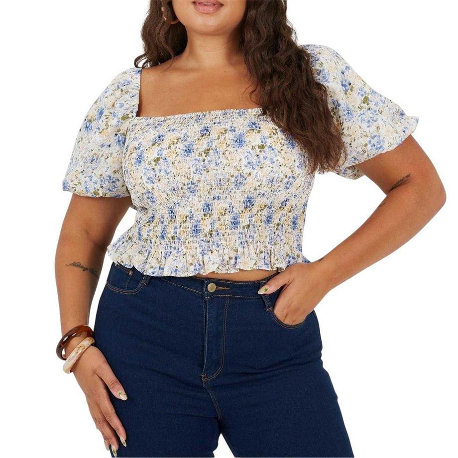 Brave Soul  Haut Motiftyle Floral 