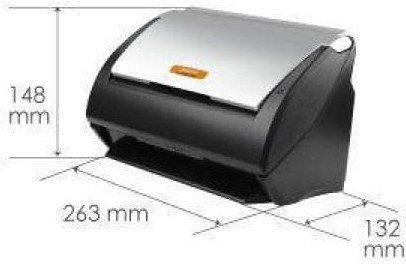 Plustek  Plustek SmartOffice PS186 scanner Scanner ADF 600 x 600 DPI A4 Noir, Argent 