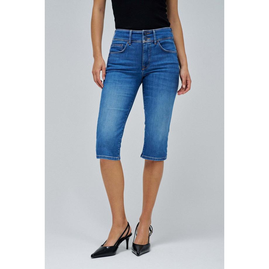 Salsa Secret Denim Slim Fit Bermuda Shorts  