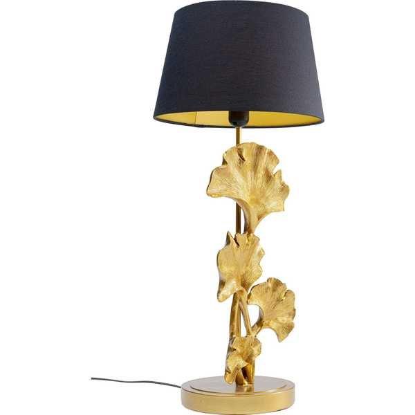 KARE Design Lampada da tavolo Foglia oro  