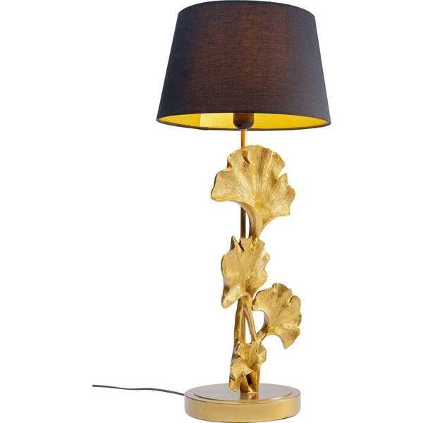 KARE Design Lampada da tavolo Foglia oro  