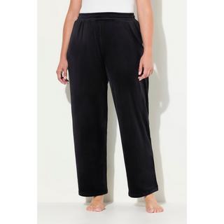 Ulla Popken  Loungewear-Nickihose, weites Bein, recycelt 