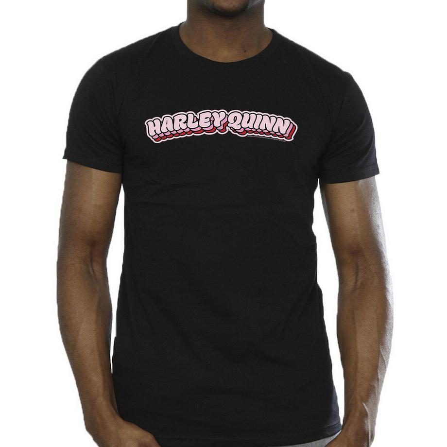 DC COMICS Harley Quinn Stampa Grafica T-Shirt Maniche Corte  