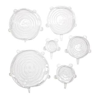 eStore 6x Weiß Silikondeckel  