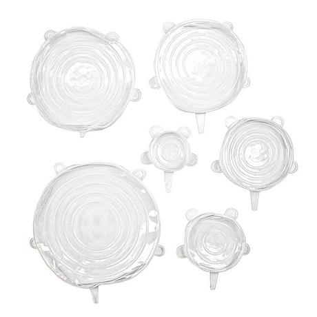 eStore 6x Weiß Silikondeckel  