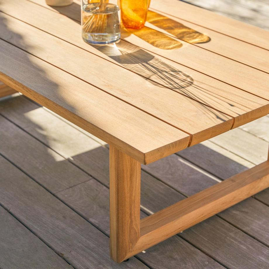 Tikamoon Table basse de jardin Noah en teck massif  