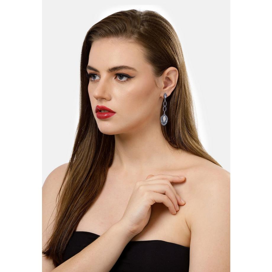 AVANT-GARDE PARIS  Boucles d'oreilles pendantes infini 