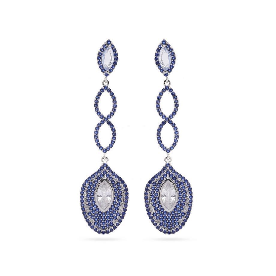 Boucles d'oreilles pendantes infini