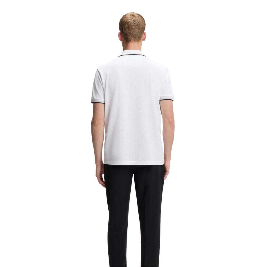 BOSS Paddy Poloshirt Regulär mit Kontrastbesatz  