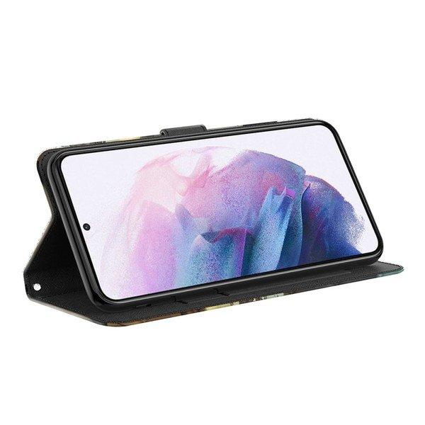 Cover-Discount  Galaxy S22 - Etui Glitzer Effekt Katze 