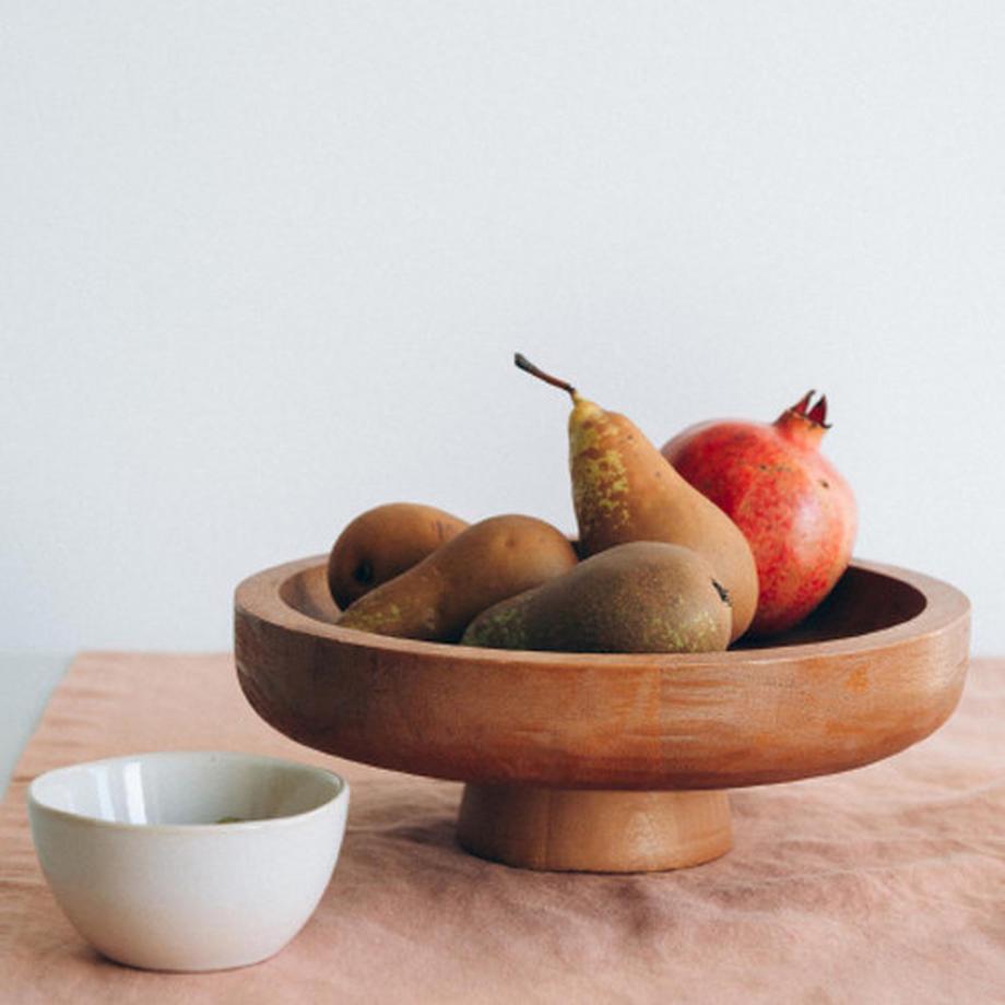 Esmee  Braunes Tablett aus Holz 