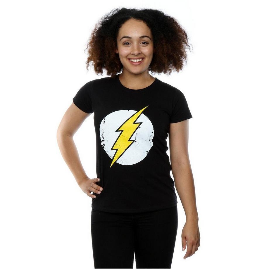 DC COMICS Flash Logo Regular Fit T-Shirt  