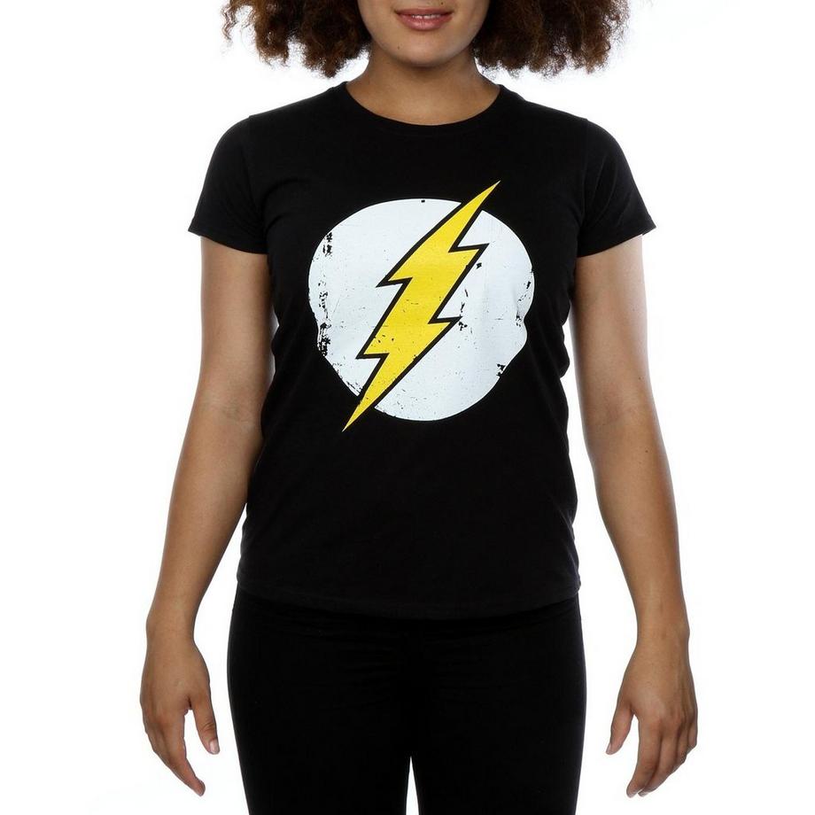DC COMICS Flash Logo Regular Fit T-Shirt  