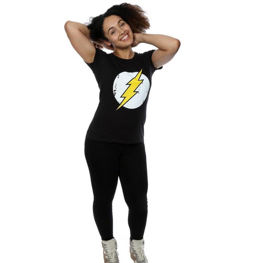 DC COMICS Flash Logo Regular Fit T-Shirt  