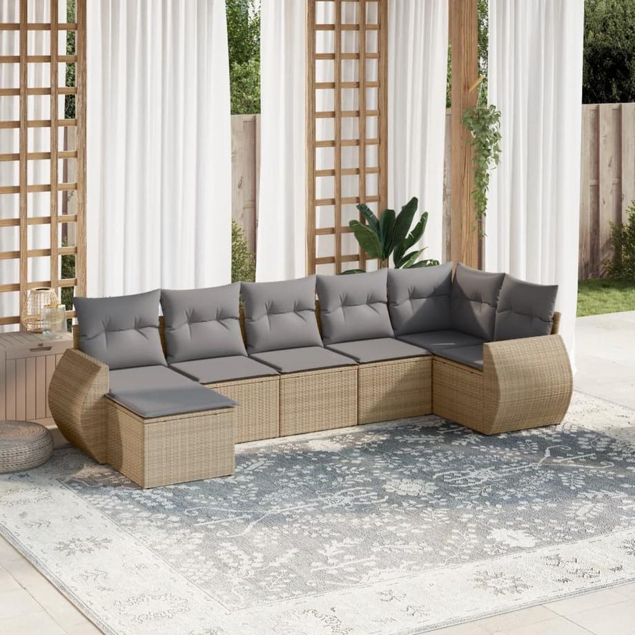VidaXL Garten sofagarnitur poly-rattan  