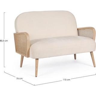 mutoni Sofa Dalida 2-Sitzer natur  