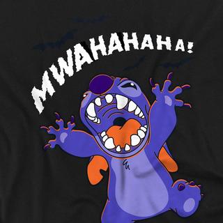 Lilo & Stitch T-shirt Stampa Grafica Evil Laugh  
