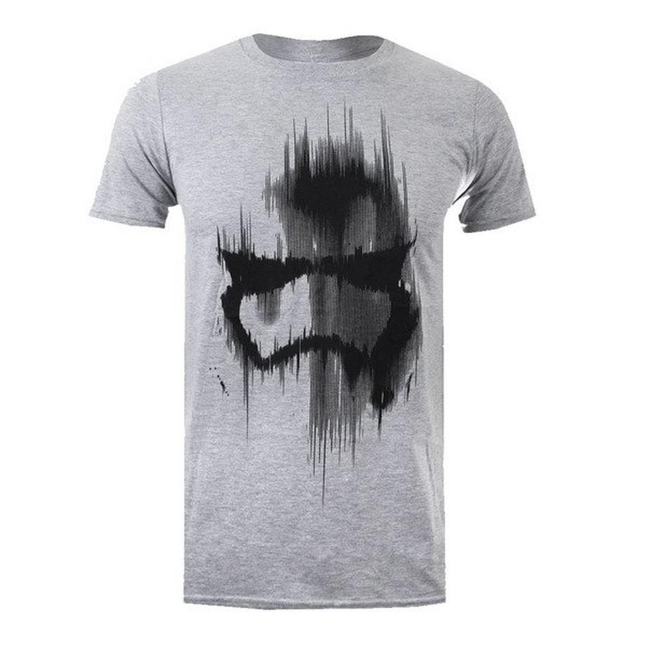 STAR WARS T-Shirt Maniche Corte Stampa Maschera Stormtrooper  