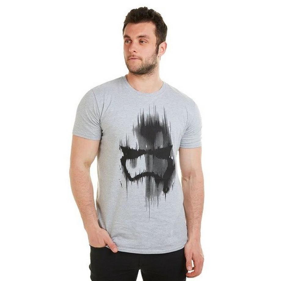 STAR WARS T-Shirt Maniche Corte Stampa Maschera Stormtrooper  
