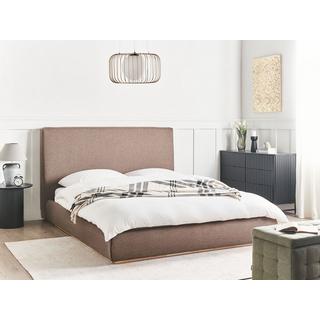 Beliani Letto contenitore en Tessuto Moderno CAMPAGNE  