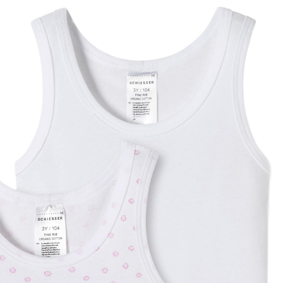 Schiesser  6er Pack Kids Girls Feinripp Organic Cotton - Unterhemd 