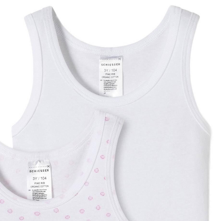 Schiesser  6er Pack Kids Girls Feinripp Organic Cotton - Unterhemd 