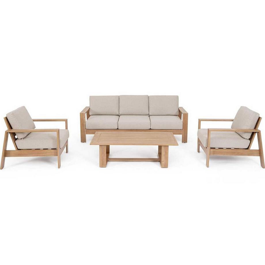 mutoni Gartenlounge Baltic natur (4er-Set)  