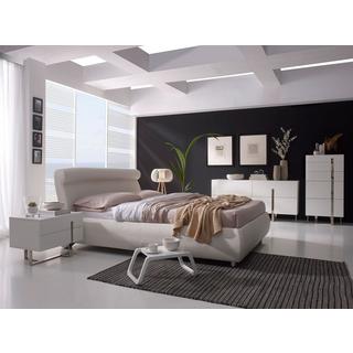 ANGEL CERDA Chiffonnier bois blanc et acier chromé  