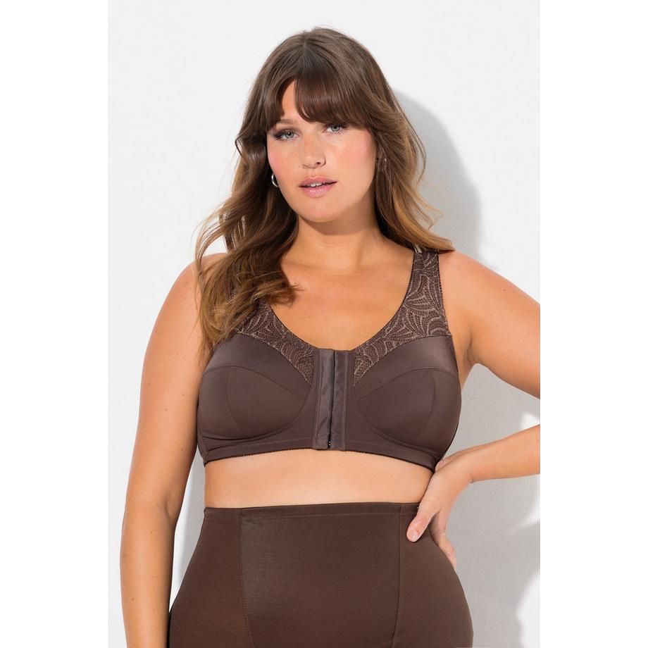 Ulla Popken Reggiseno contenitivo Kelly senza ferretto chiusura anteriore  