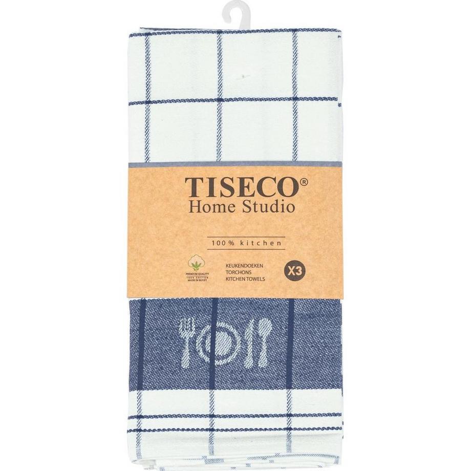 Tiseco Asciugapiatti in cotone FARAONE 3pcs  