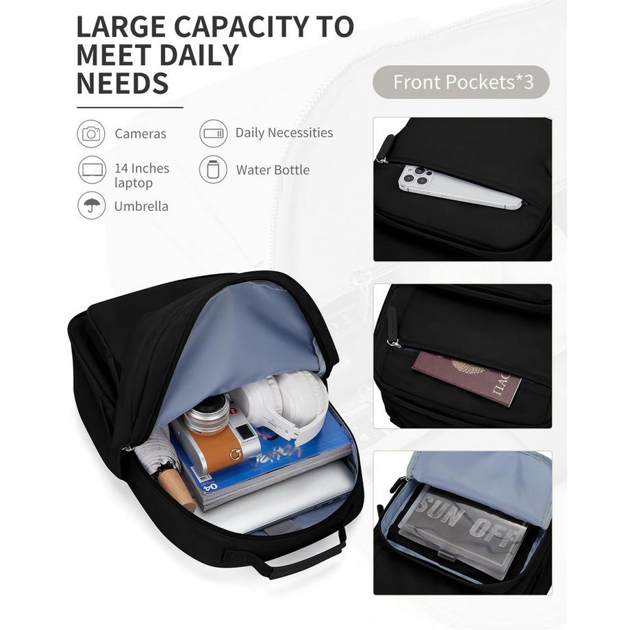 Only-bags.store Laptopfach Wasserdichter Tagesrucksack  