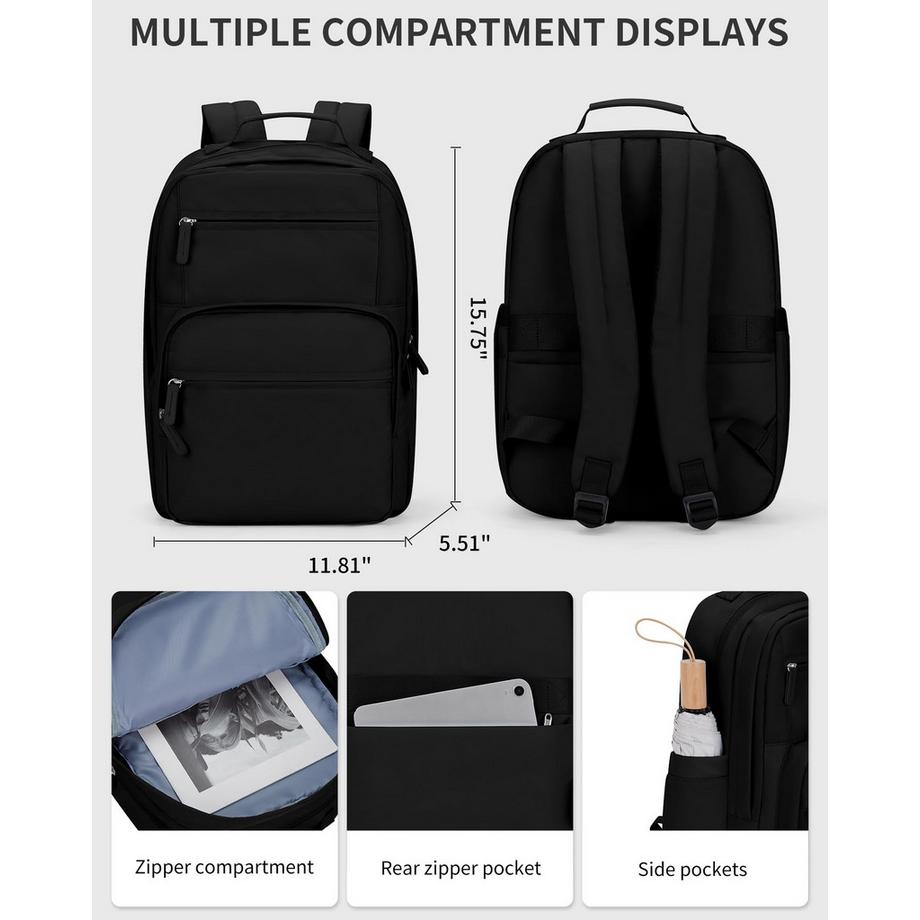 Only-bags.store Laptopfach Wasserdichter Tagesrucksack  
