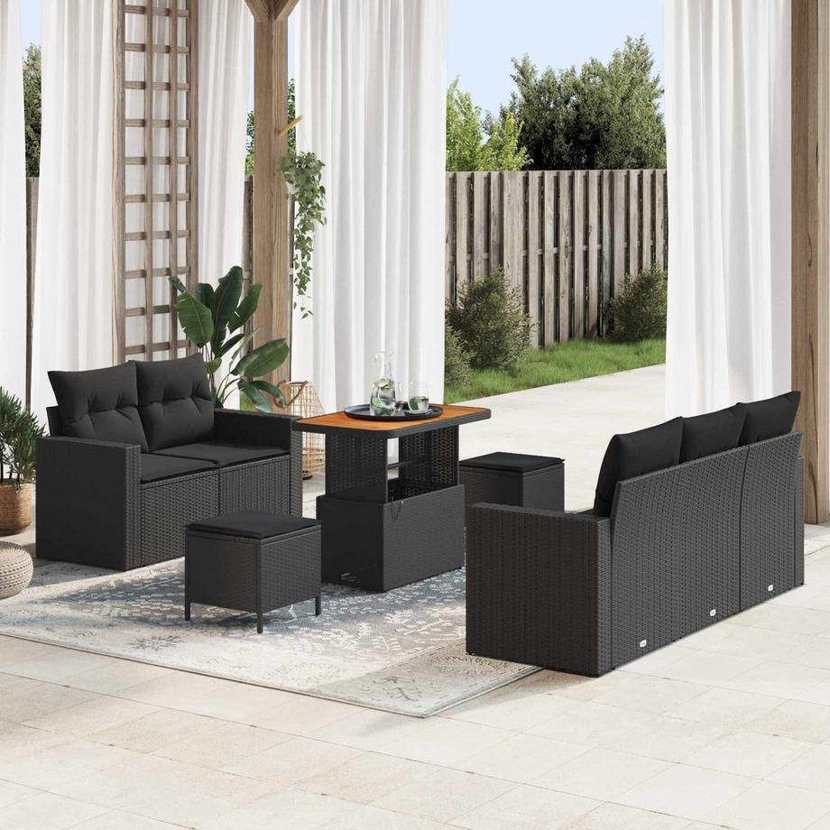 VidaXL Outdoor-sofa poly-rattan  