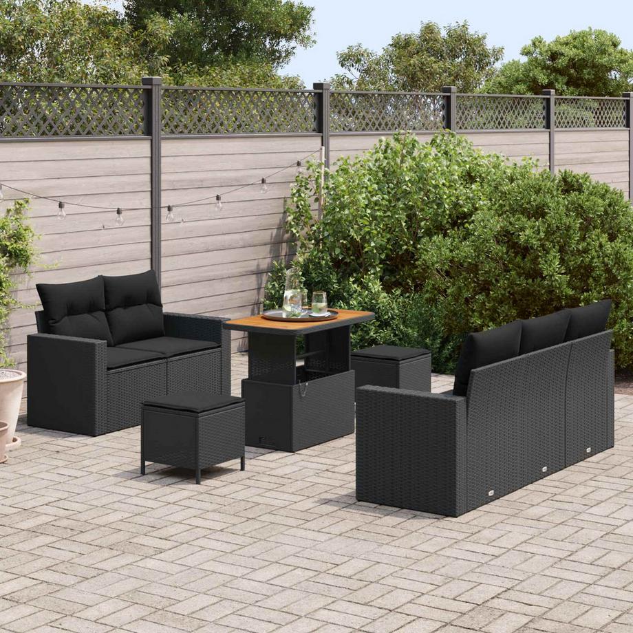 VidaXL Outdoor-sofa poly-rattan  