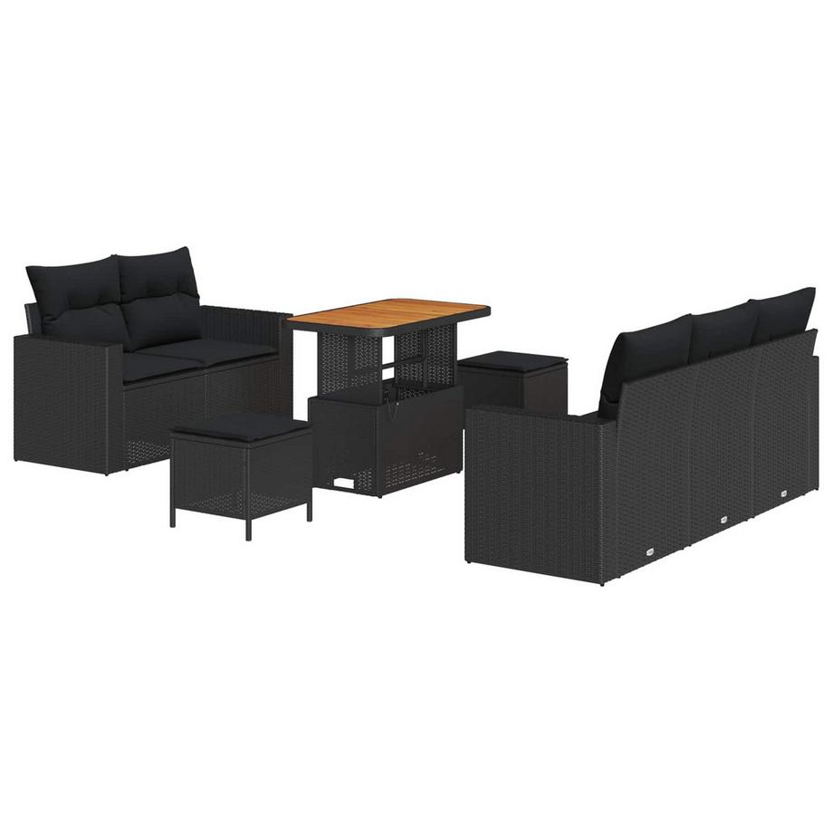 Outdoor-sofa poly-rattan